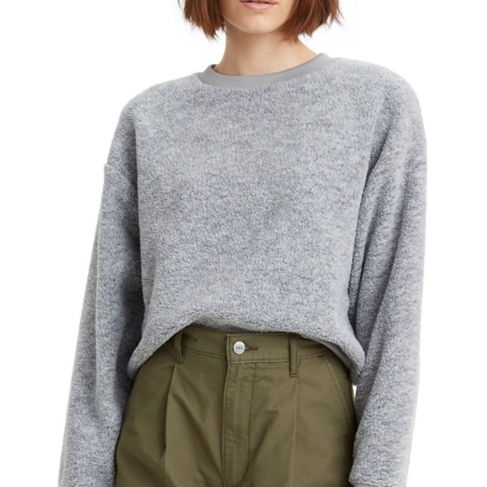 Levi’s faux fur pullover sweater - Picture 1 of 8
